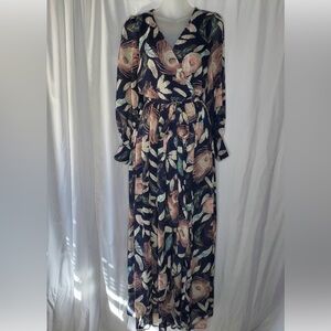 ♤ Fashion Nova Brunch Date Dress Navy Size Medium